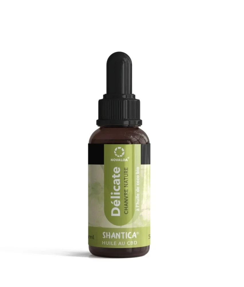 novaloa — huile délicate cbd large spectre 50%