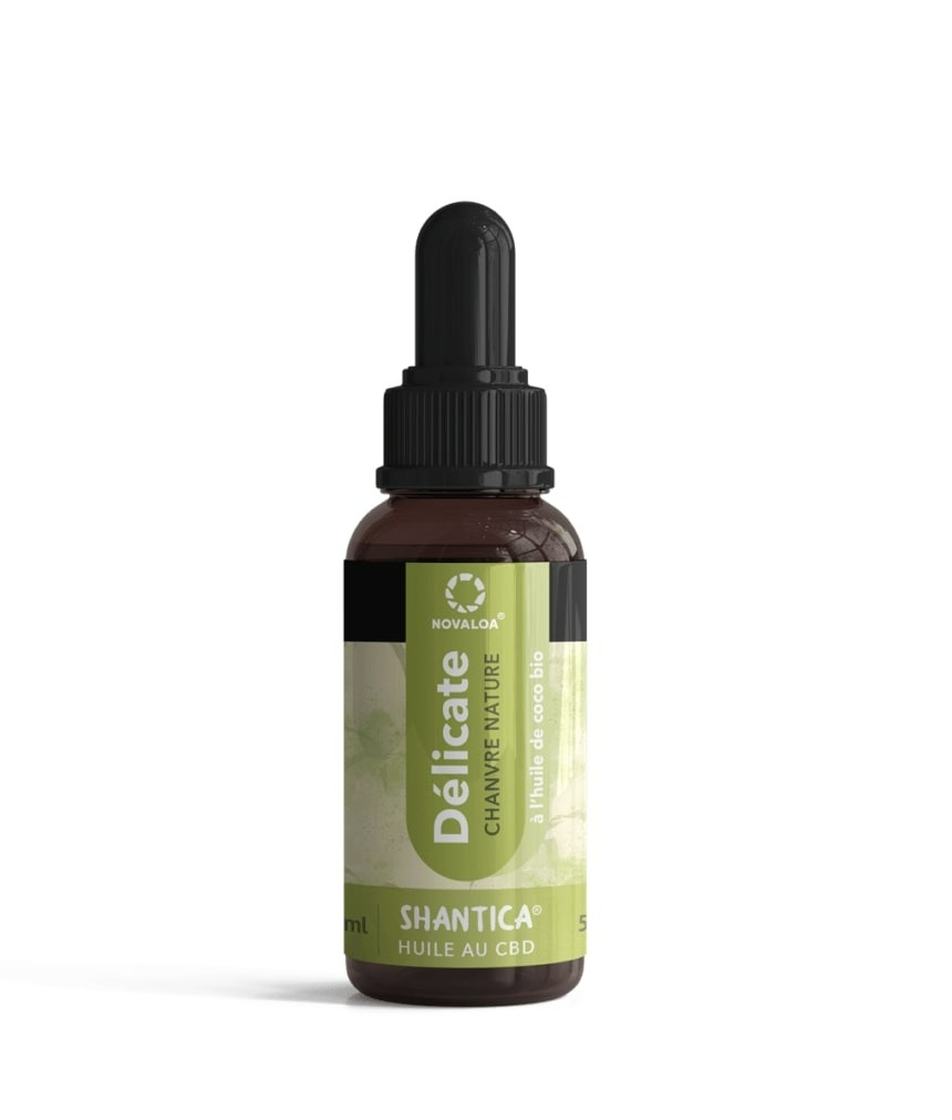 novaloa — huile délicate cbd large spectre 50%