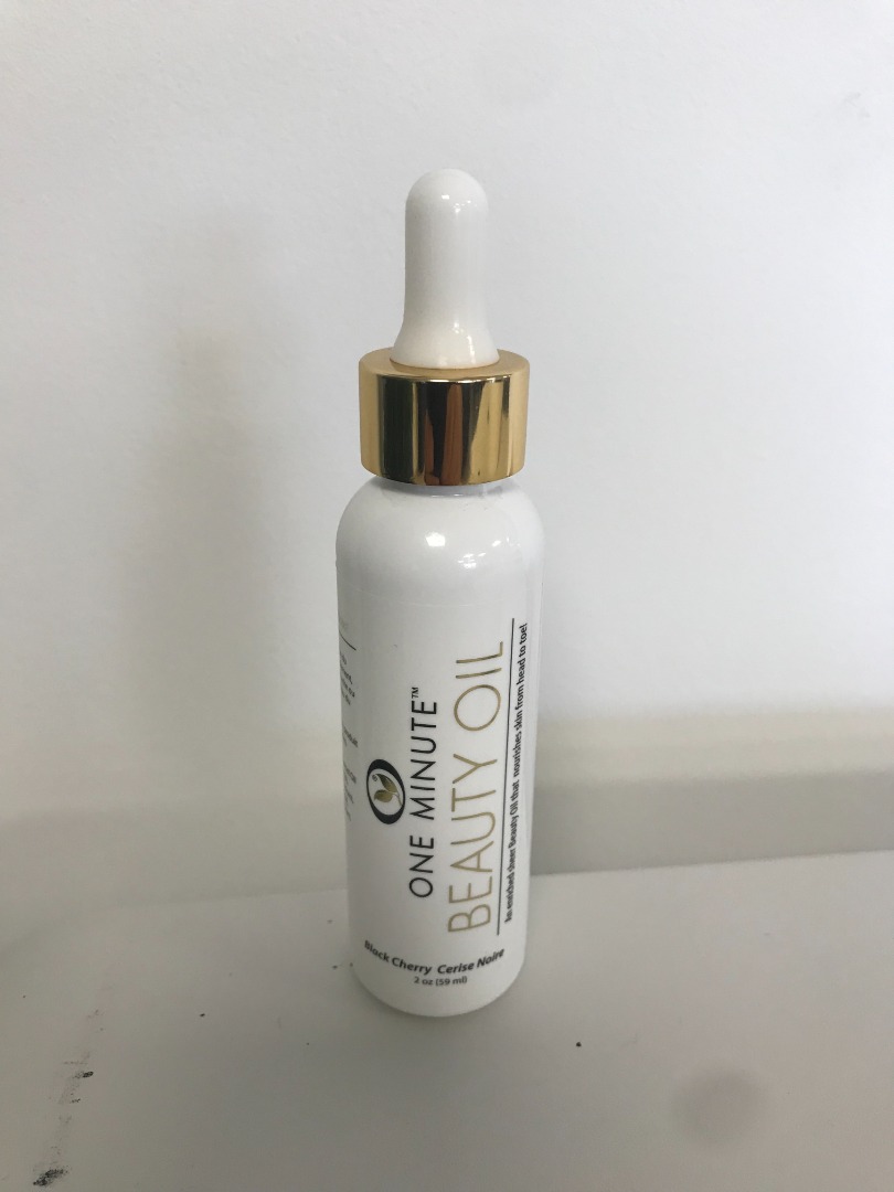one minute — beauty oil