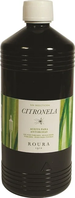 roura — huile pour torche anti-moustiques