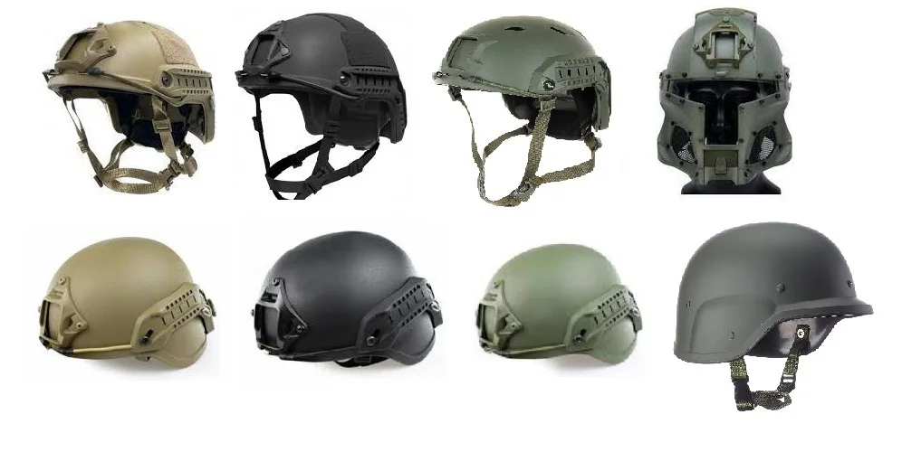 tactical ops — casques mich / fast / assault / iron