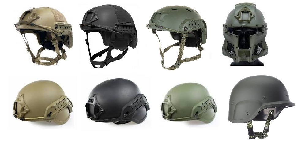 tactical ops — casques mich / fast / assault / iron
