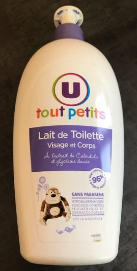 u tout petits — lait de toilette bébé