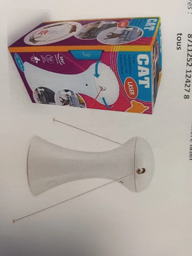 cat laser edco — jouet chat laser abs
