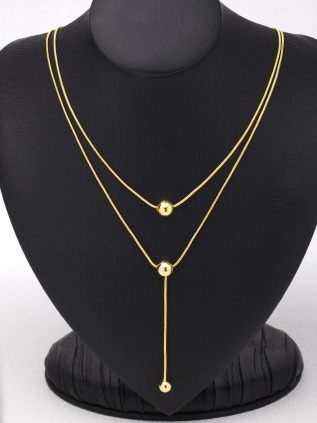 shein — collier à chaîne à perles