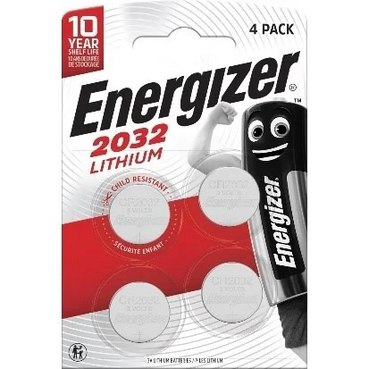 energizer — energizer lithium cr2032 paquet de quatre piles