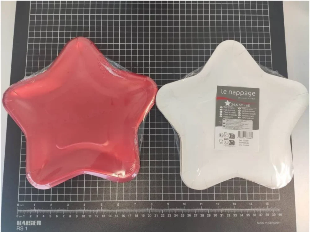 le nappage — plats en carton