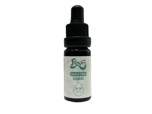 flowers power — huile cbd 40% chanvre 10ml