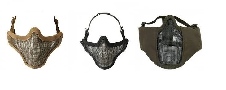 tactical ops — bas de masques grillagés airsoft