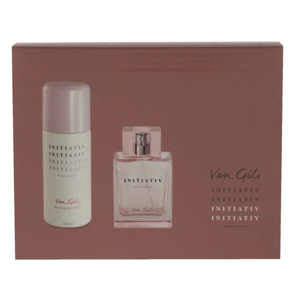 •	coffrets d'eau de toilette de 75ml et de déodorants initiativ - van gils — eau de toilette et deodorant
