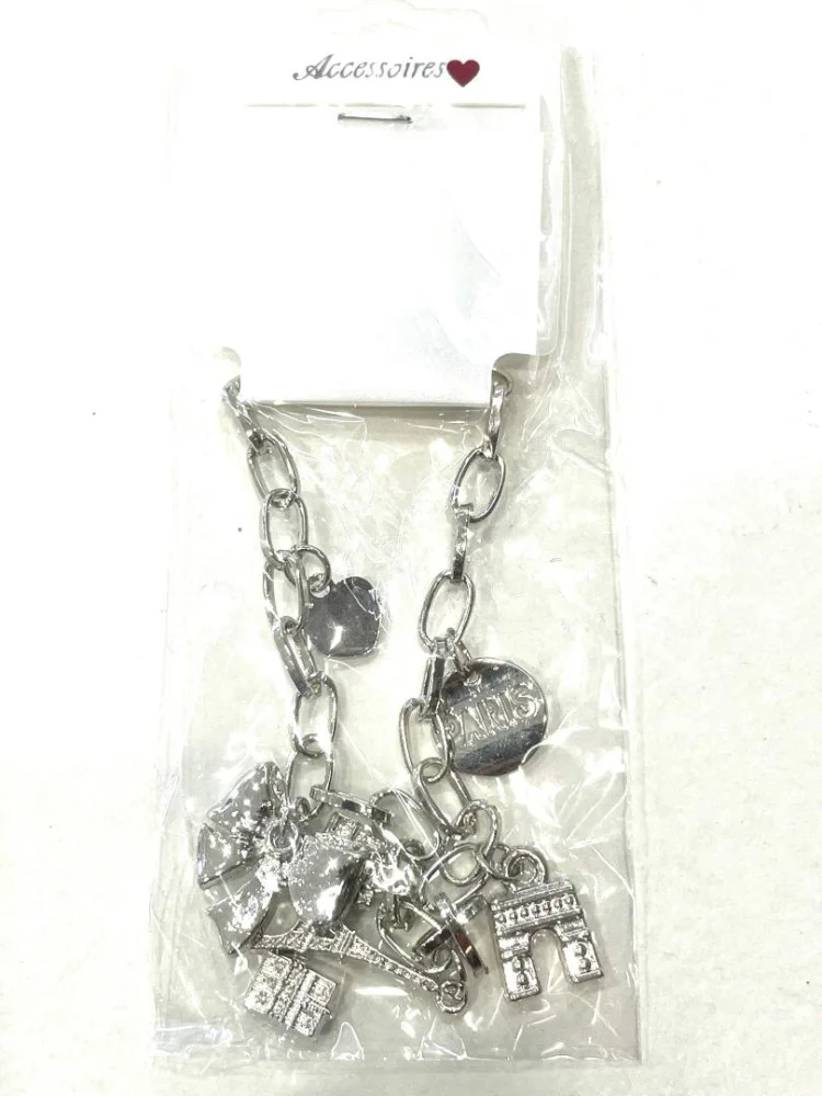 accessoires — bracelet argenté  paris