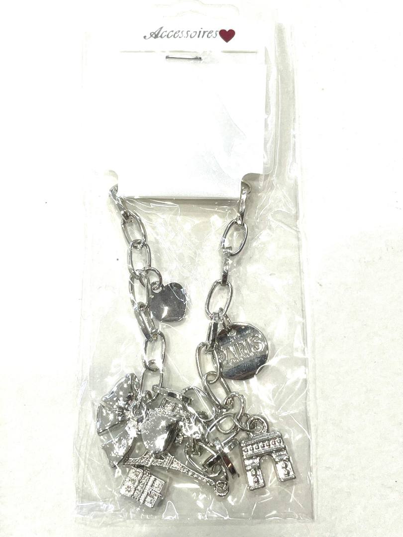 accessoires — bracelet argenté  paris