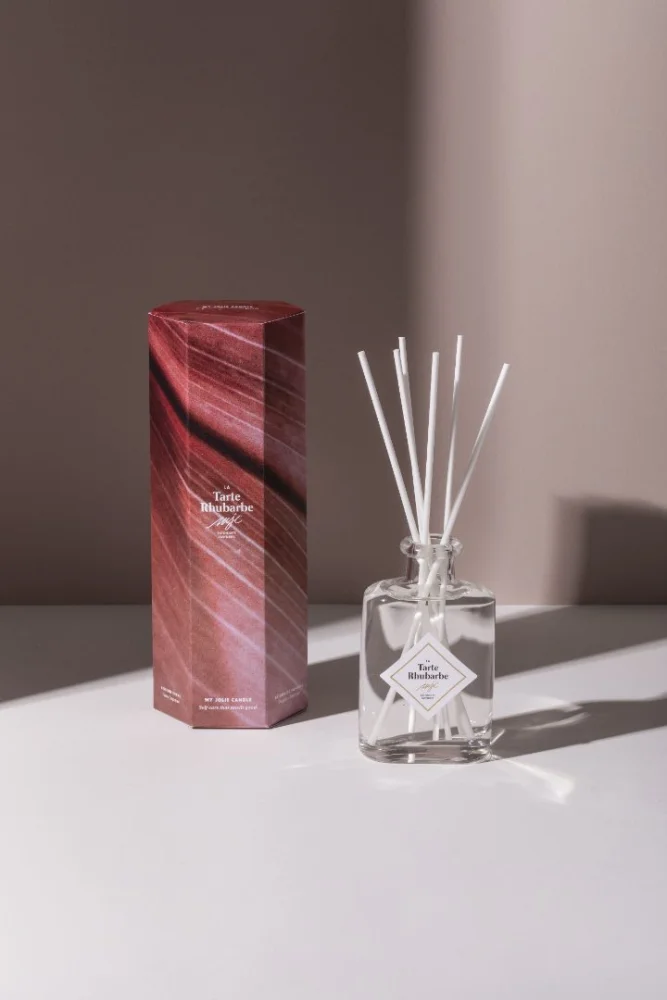 my jolie candle — diffuseur la tarte rhubarbe