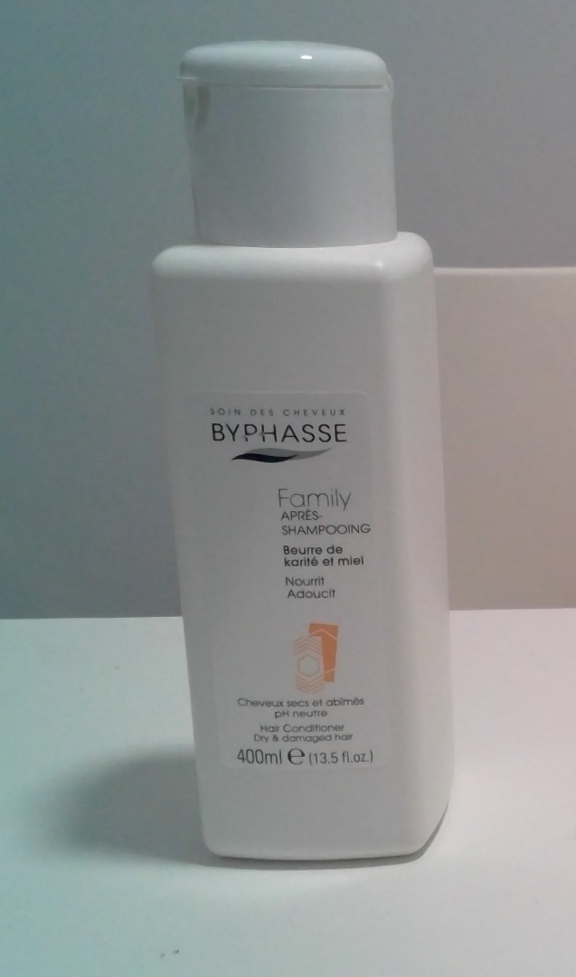 byphasse — lait douche byphasse extraits de coton 500ml - apres-shampoing byphasse chev secs karité &miel 400ml