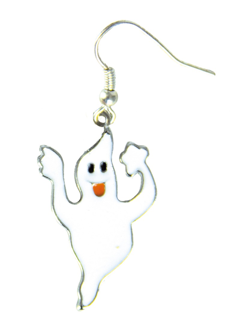 party pro — boucles d oreilles  deux paires citrouilles et  fantomes