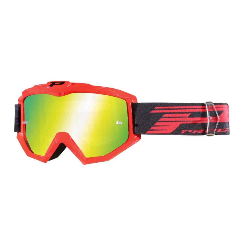 progrip — masque/lunettes cross progrip 3201 fl anti-rayures/anti u.v. compatible avec port lunettes de vue (homologue ac-10170)