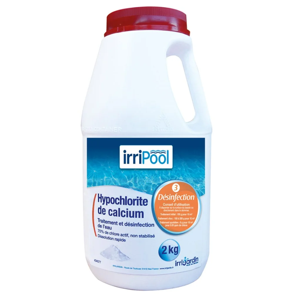 irripool — hypochlorite de calcium granulés  2 kg