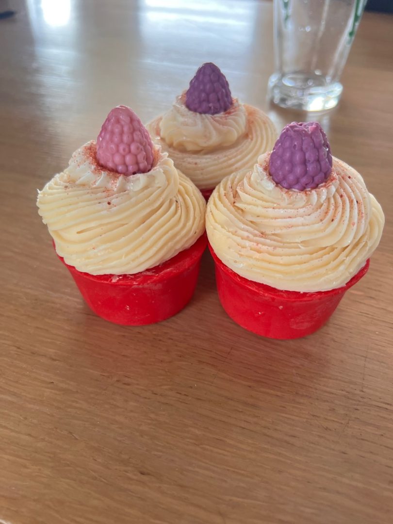 savonneriefleursdesel — soapcake coco fruits