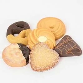 sans marque — biscuits secs artificiels x6 assortis aliment factice décoration