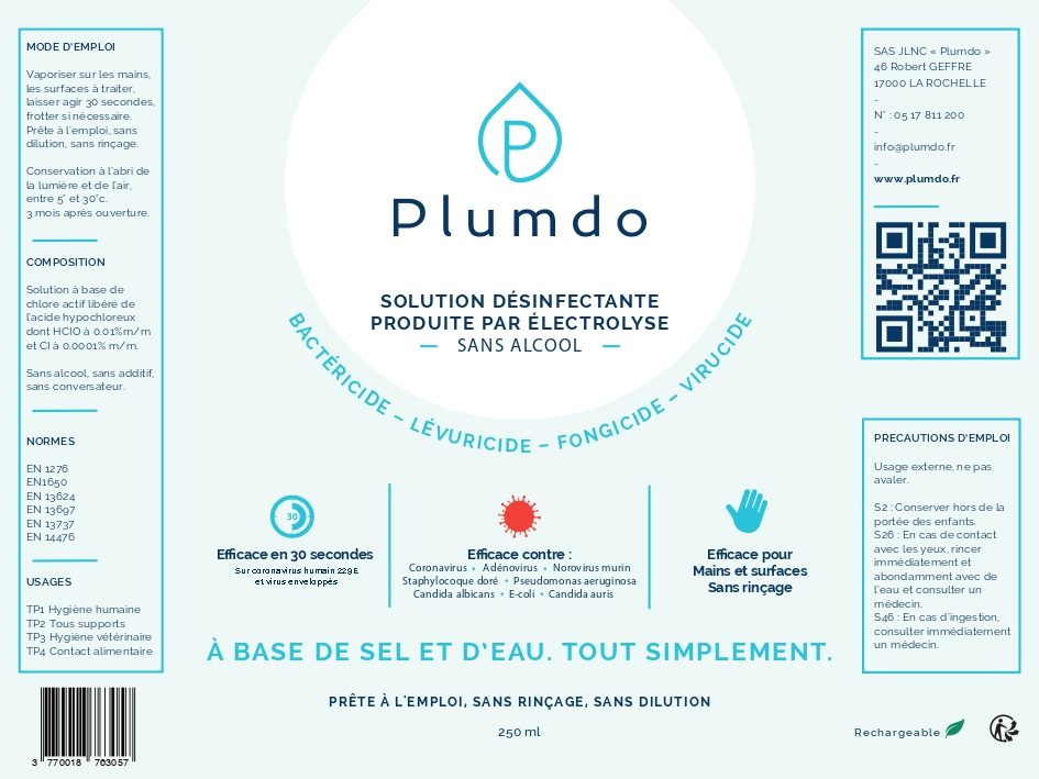 plumdo — solution désinfectante plumdo