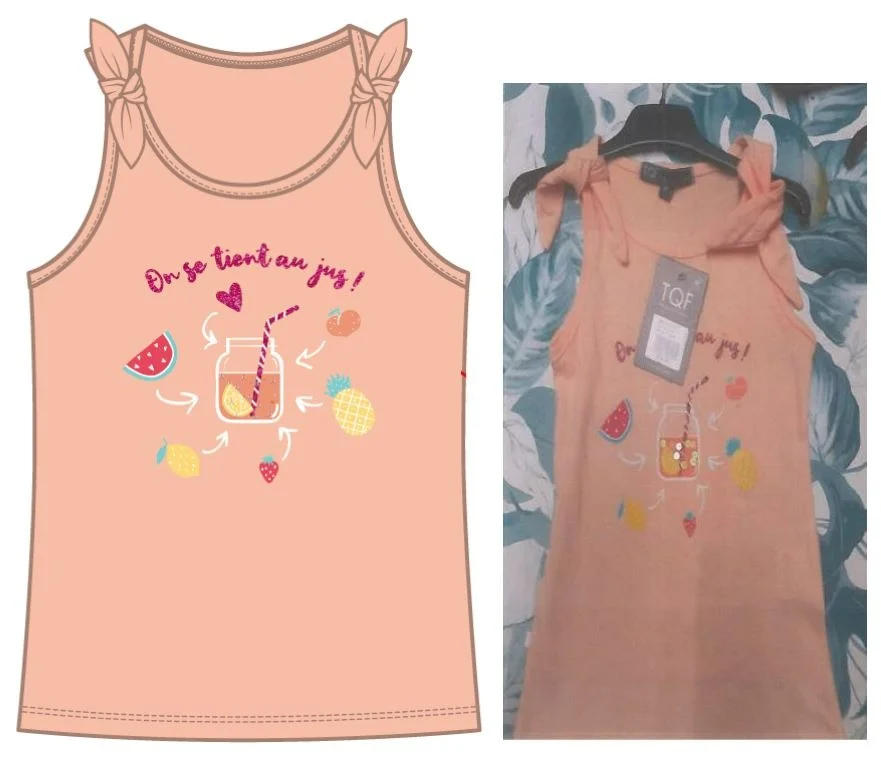 tqf collection — t-shirt enfant tqf collection - référence 912144 (modèle gm 11 25 241)