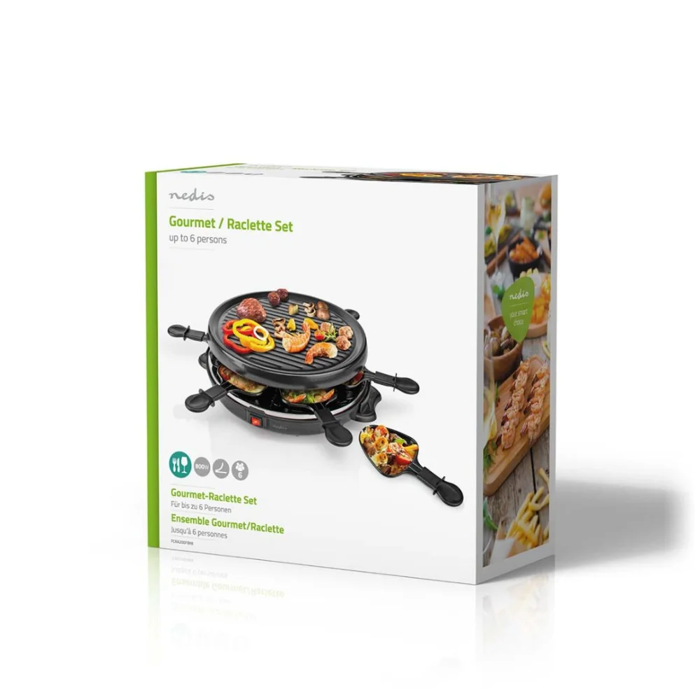 nedis — nedis gourmet / raclette | gril | 6 personnes