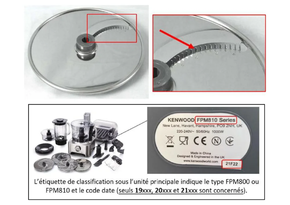 kenwood — disque « julienne »