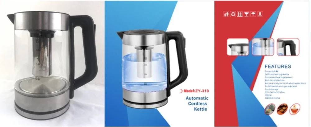 / — théière électrique 1.8l / automatic cordless kettle