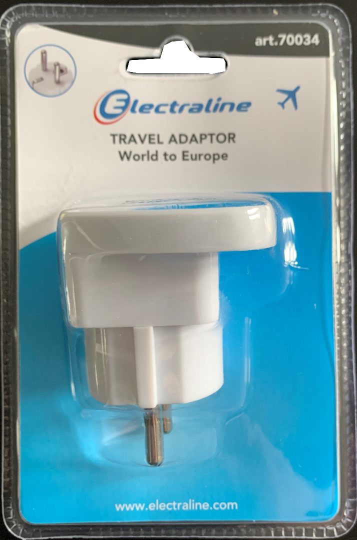 electraline — travel adaptor world to europe