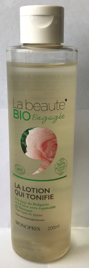 la beaute bio engagee — la lotion qui tonifie
