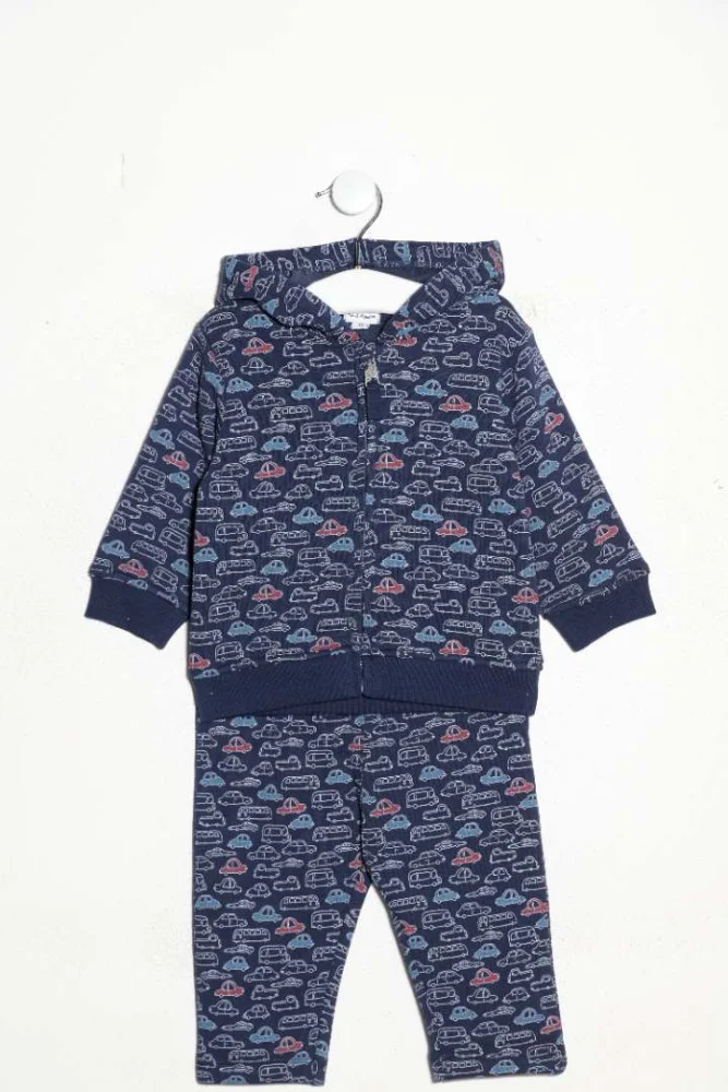 pat et ripaton — ensemble jogging molleton - garcon 0-36mois