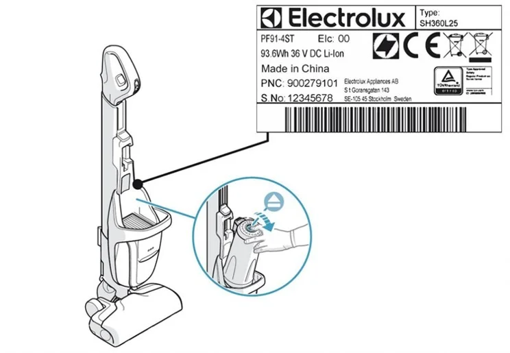 electrolux — aspirateurs balai electrolux  shiva  pure f9