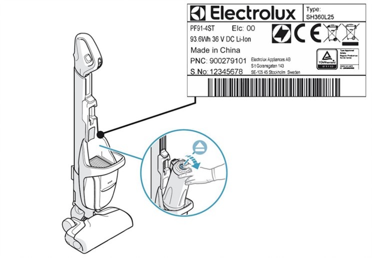 electrolux — aspirateurs balai electrolux  shiva  pure f9