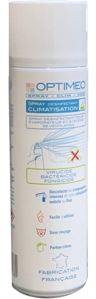 optimeo — spray desinfectant climatisation
