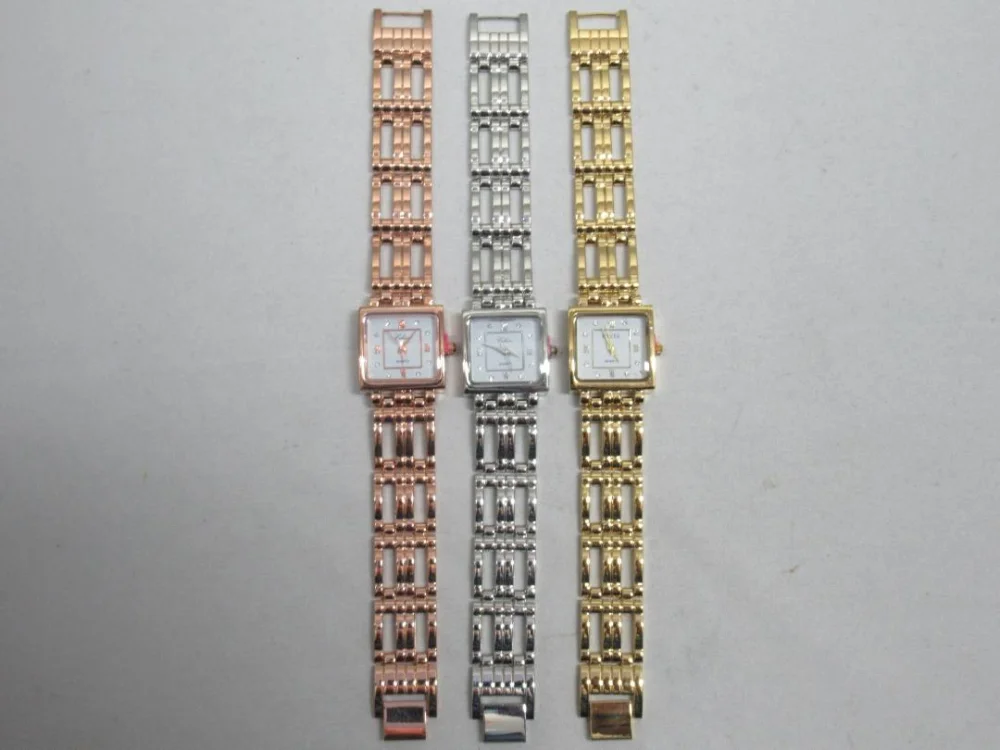 celsior — montre femme en métal avec cadran strass