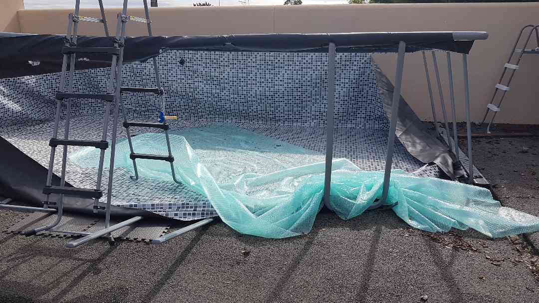 yzaki — piscine yzaki sans filtration rectangulaire 5.49mx2.74mx1.32m + skimmer