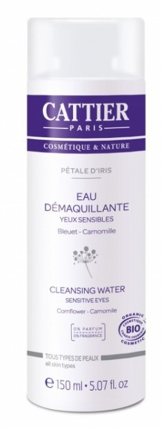 pierre cattier — eau demaquillante- yeux sensibles-pétales d'iris