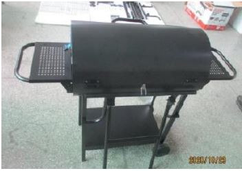 sans marque — barbecue tonneau double cuve