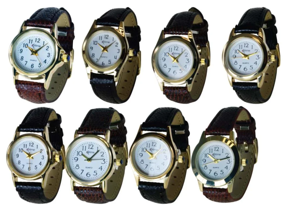 katime — montre classique cuir homme & femme