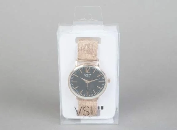 vsl — montre rose doré + noir métal