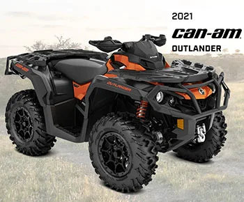 can-am — outlander, renegade véhicule tout terrain à quatre roues