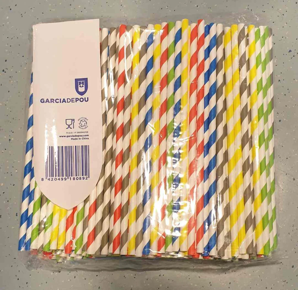 garcia de pou — paille carton couleurs assorties