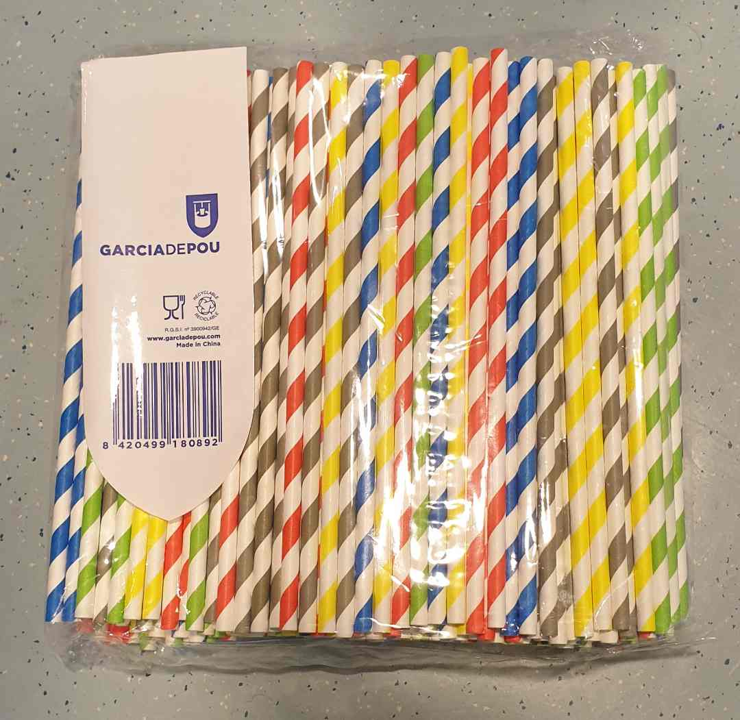 garcia de pou — paille carton couleurs assorties