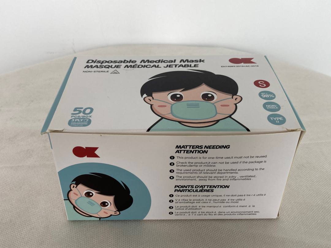 ok — masque médical jetable enfants