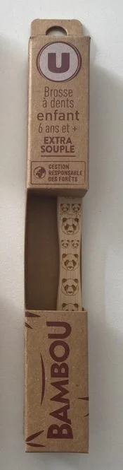u — brosse à dents bambou enfant