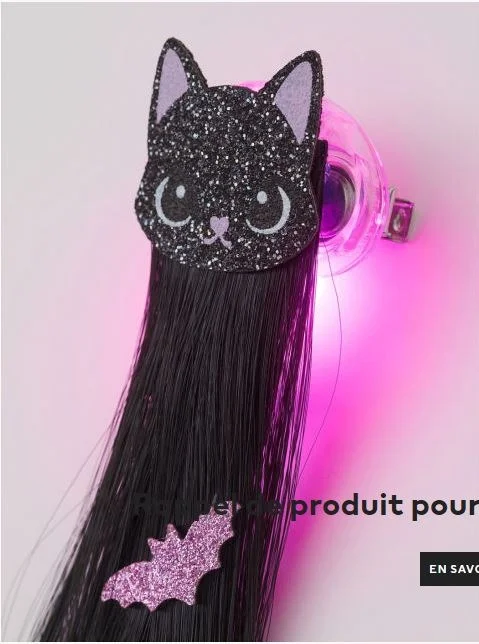 h&m — barrette à cheveux avec lumières led