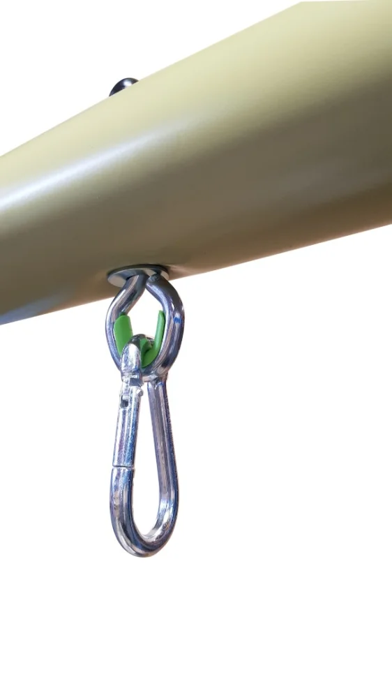 trigano jardin — fixation de balançoire équipant les portiques et stations de jeux avec poutre de diamètre 80 ou 100.