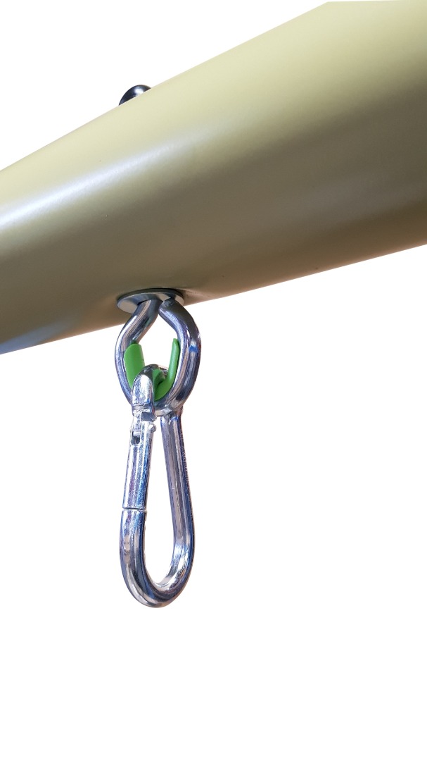 trigano jardin — fixation de balançoire équipant les portiques et stations de jeux avec poutre de diamètre 80 ou 100.