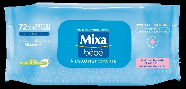 mixa bébé — mixa bébé lingettes à l'eau nettoyante