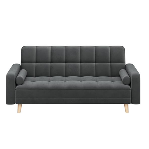 Yaheetech — Yaheetech Velvet Convertible Sofa Bed